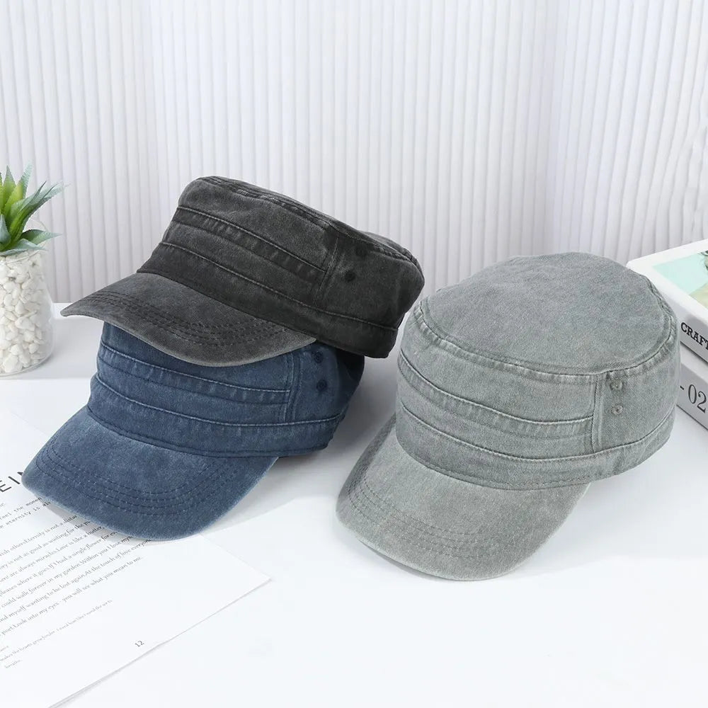 Eugeen | Gorra de Cadete de Algodón Lavado