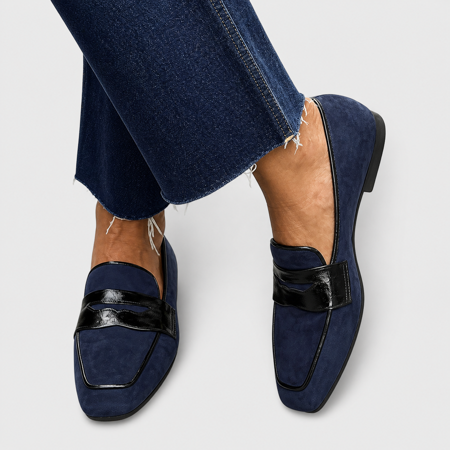 Jannie | Mocasines con diseño de tira negra