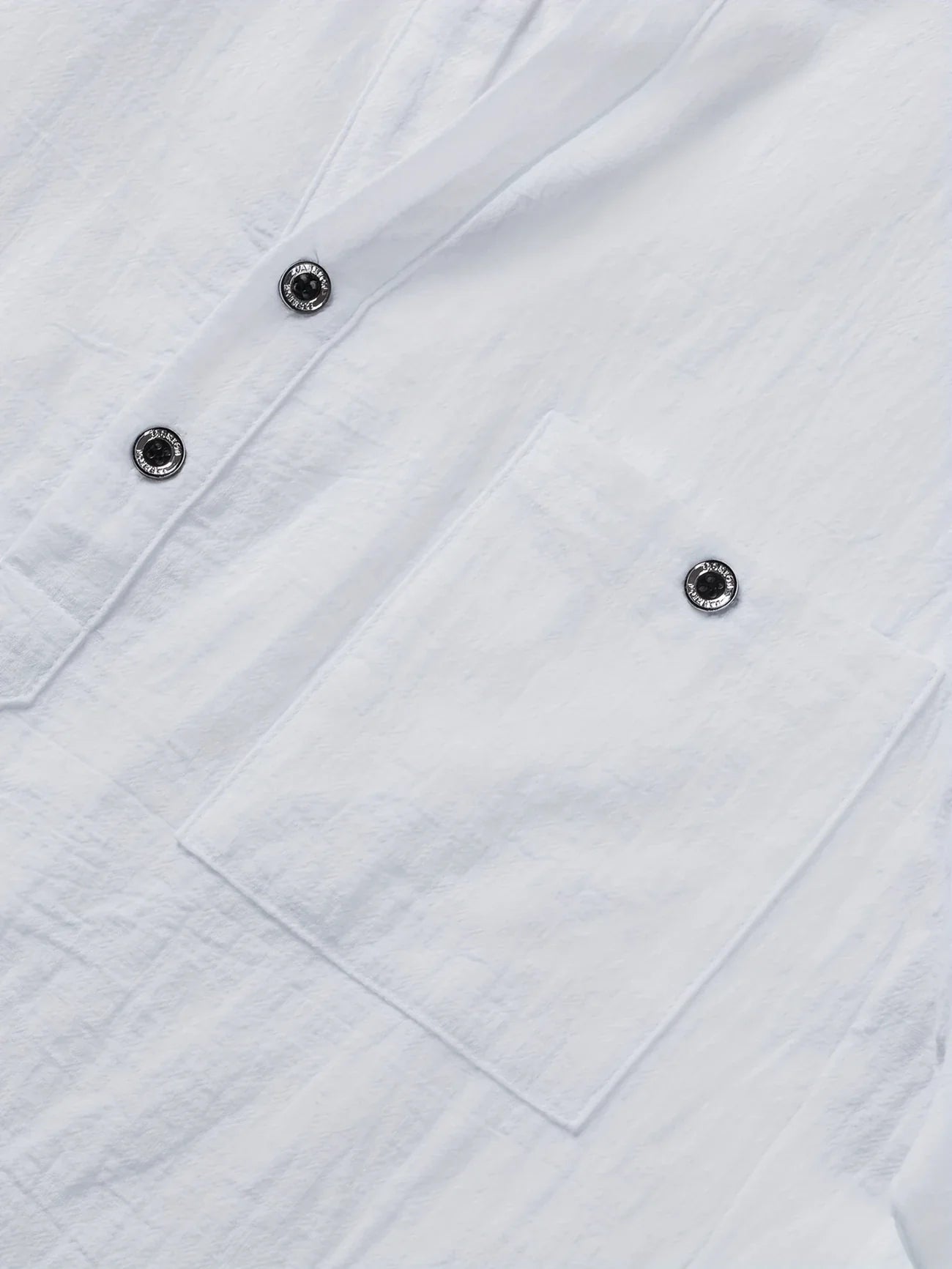 Markos | Camisa Manga Corta Cuello Mao Bolsillo