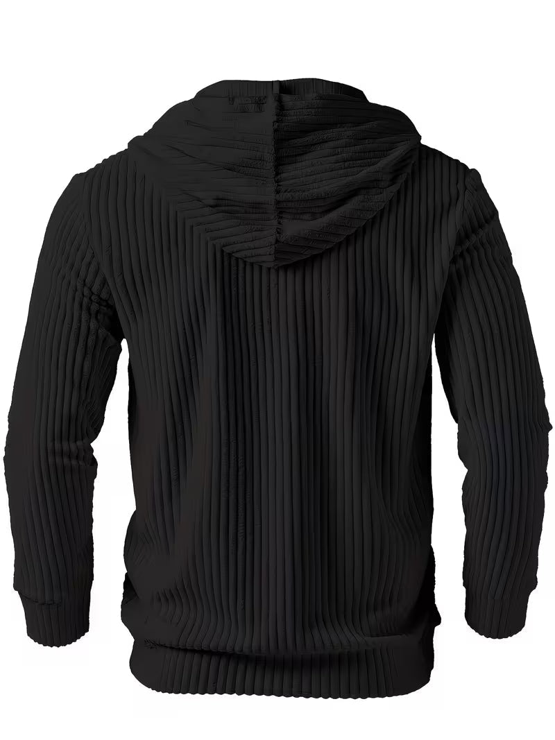 Colman | Sudadera con Capucha de Manga Larga Acanalada