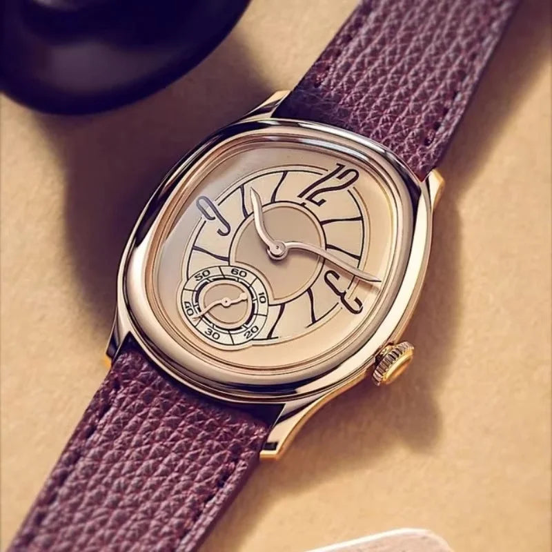 Byll | Reloj con Correa De Cuero Estilo Heritage