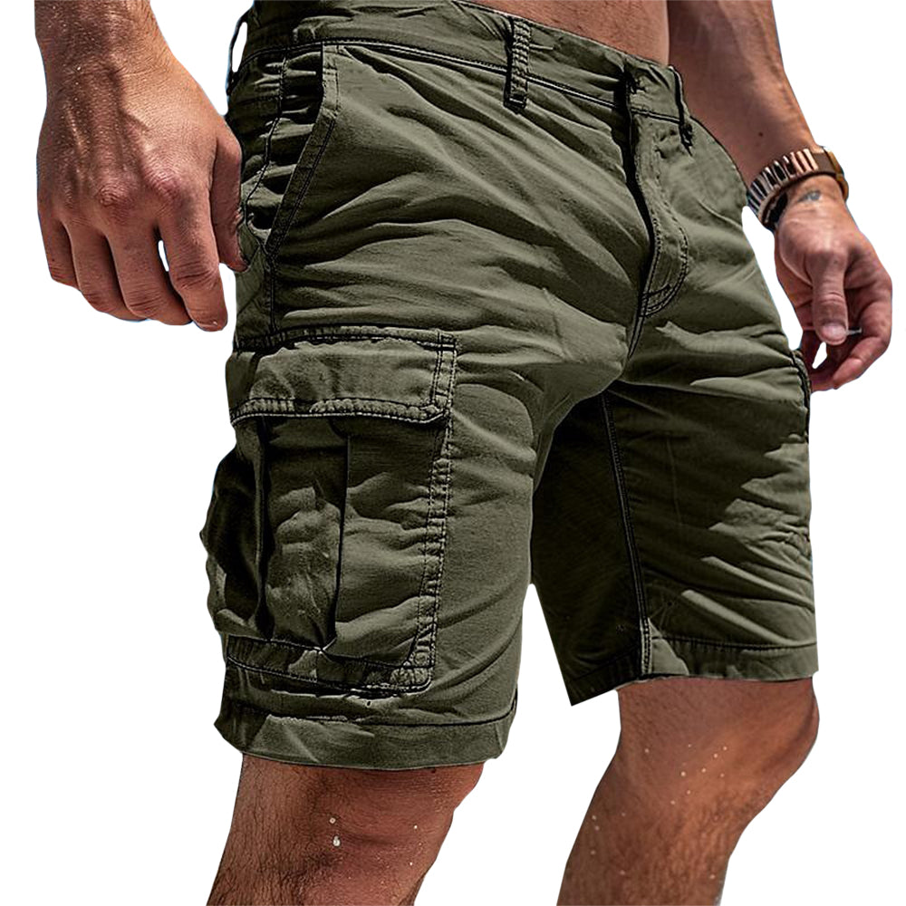 Marley | Bermudas Hombre Casual Cargo Multibolsillos