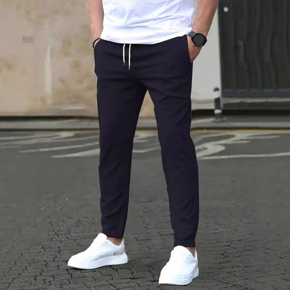Jarkin | Pantalones Rectos con Cintura Ajustable
