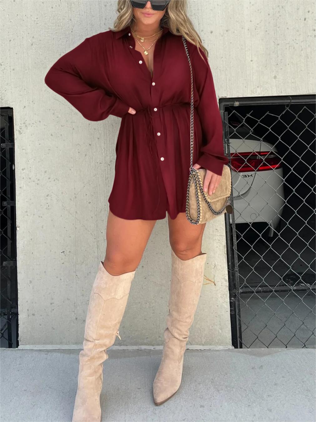 Giulia | Conjunto De Camisa Holgada y Pantalón Corto