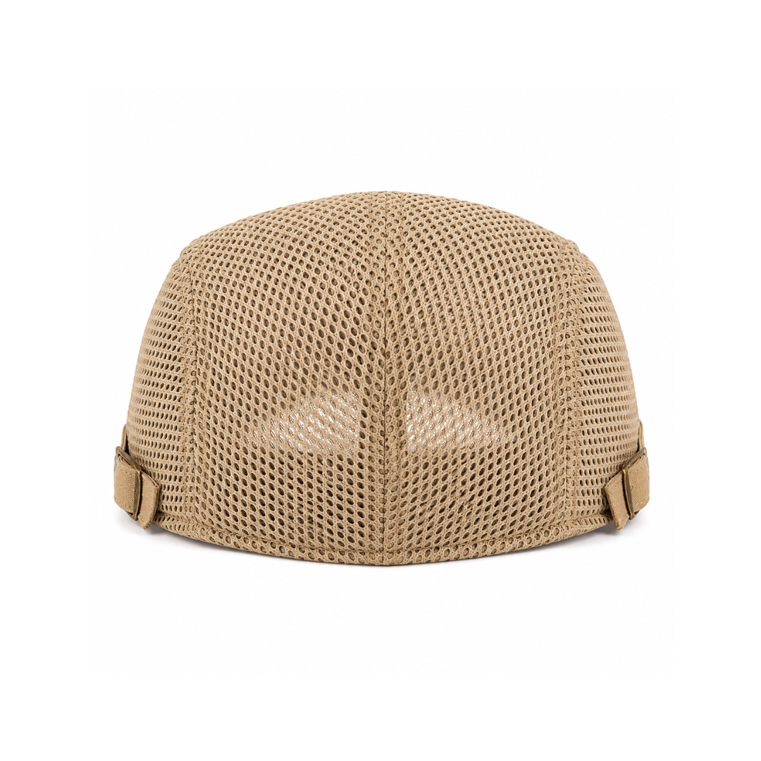Napoleón | Gorra Plana De Malla Con Hebilla Ajustable