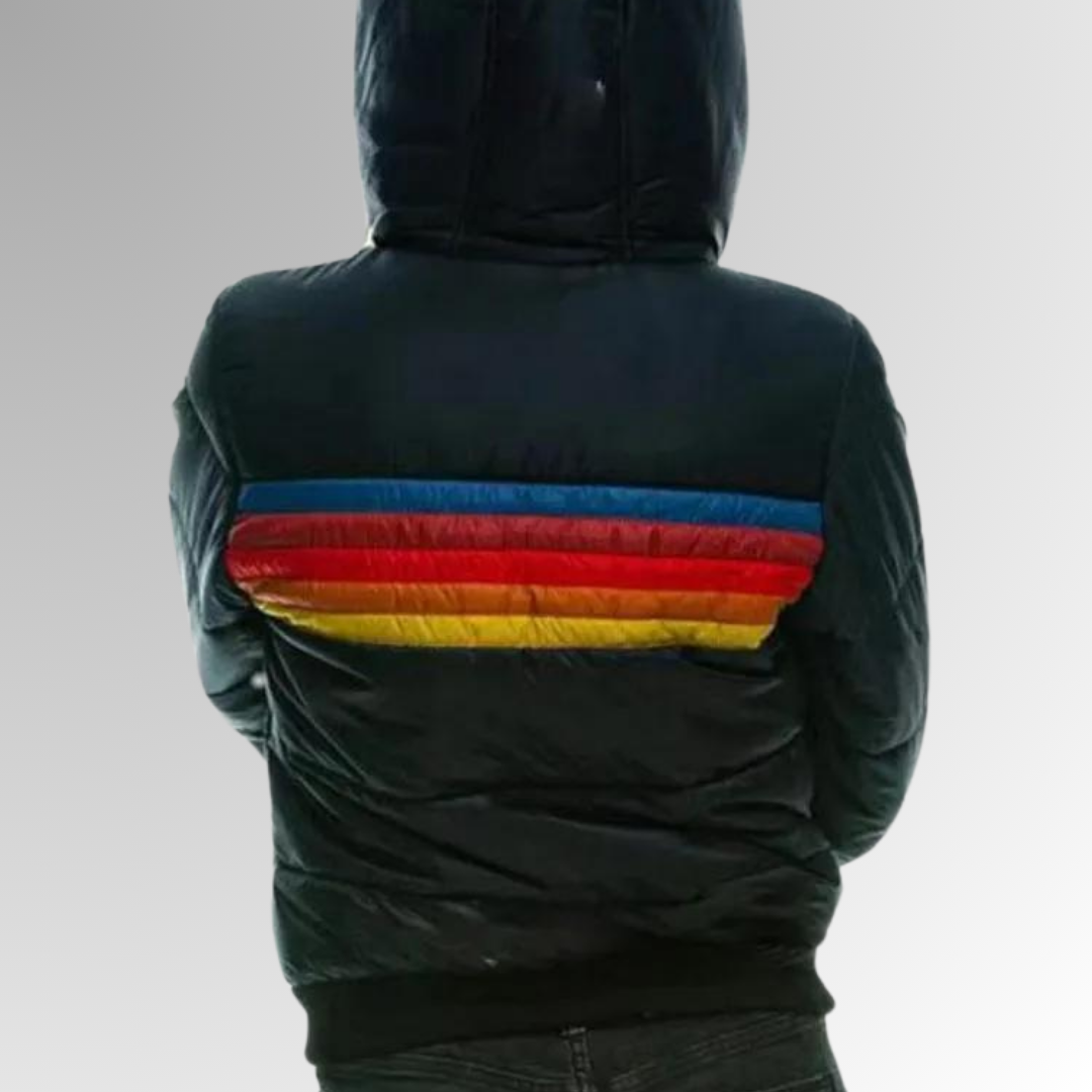 Damen retro zip | Chaqueta con cierre retro y bolsillos