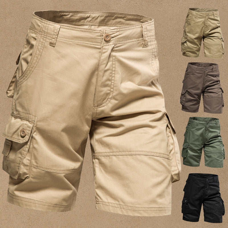 Owen | Bermudas Cargo Hombre Bolsillos Algodón