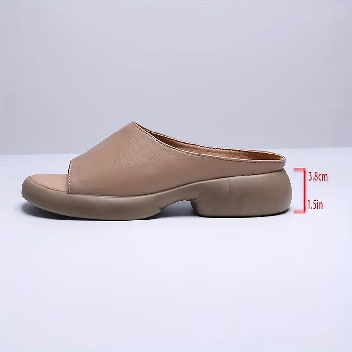 Nakita | Sandalias De Plataforma Con Puntera Abierta