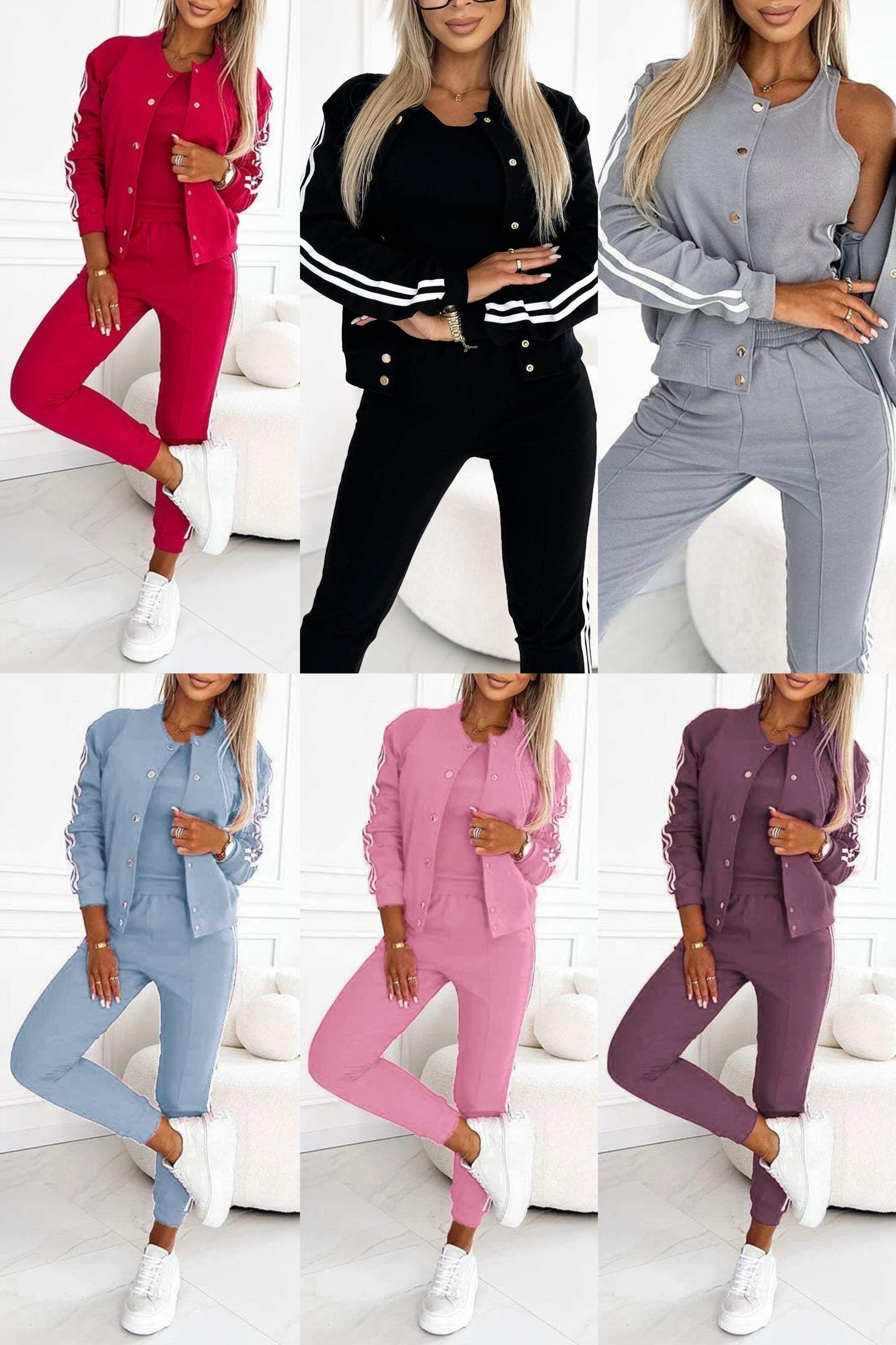 Kendra | Conjunto Deportivo Tres Piezas Ajustado