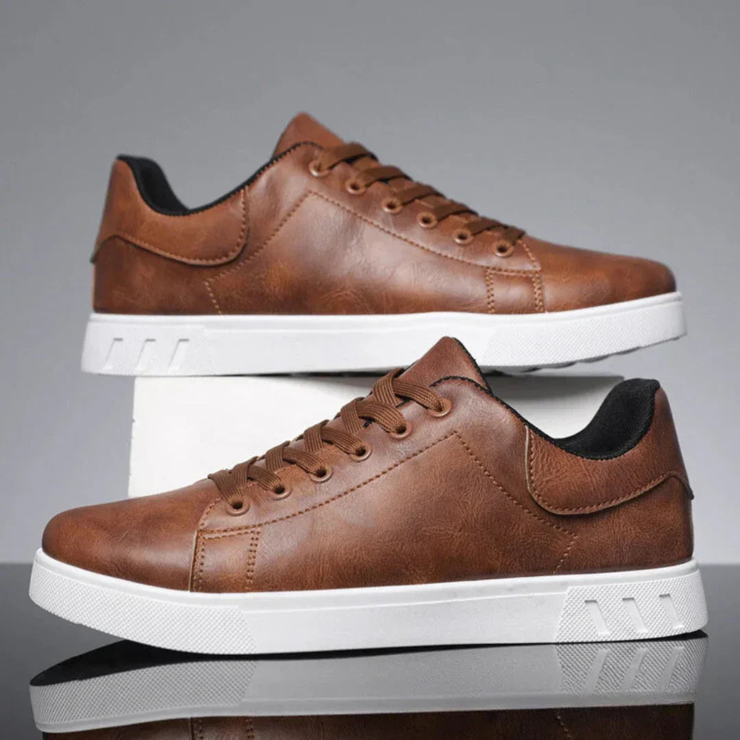 Bert - Zapatillas Deportivas Marrones Con Cordones
