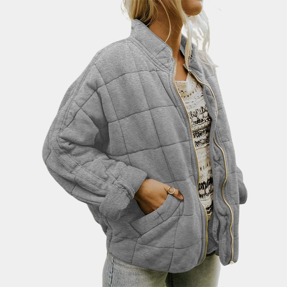 Shana | Chaqueta Acolchada Con Bolsillos Delanteros Con Cremallera
