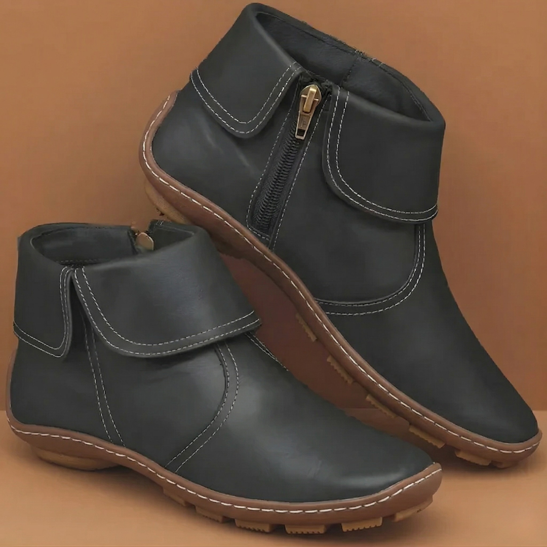 Doorthy | Botines De Mujer Con Cremallera Lateral