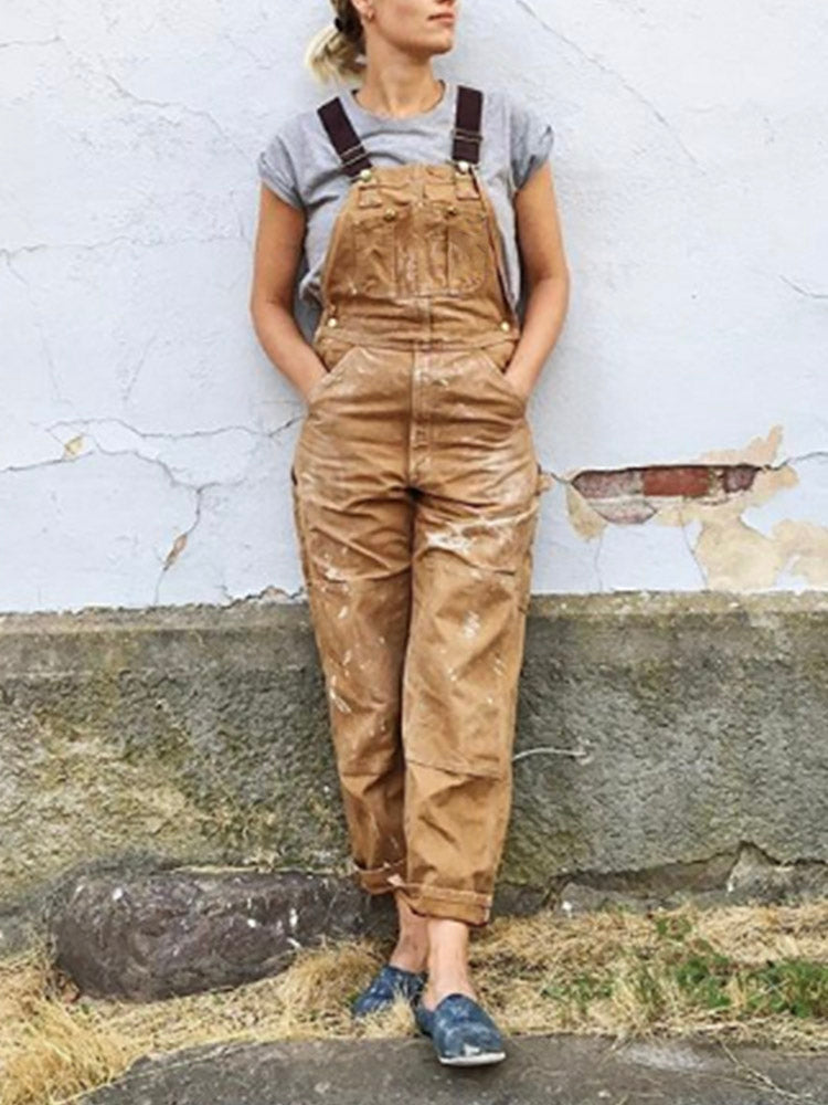 Damaris | Mono De Pierna Ancha Con Tirantes Ajustables