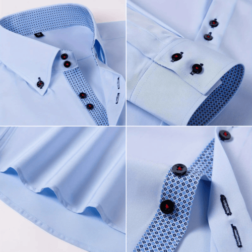 Remco | Camisa Entallada De Manga Larga Con Botones