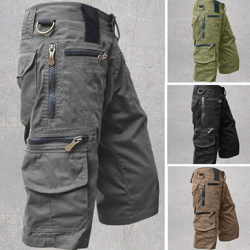Ernesto | Bermuda Cargo Táctica Multibolsillos Hombre