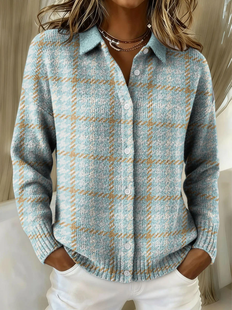 Petrolova | Camisa de Franela a Cuadros con Botones
