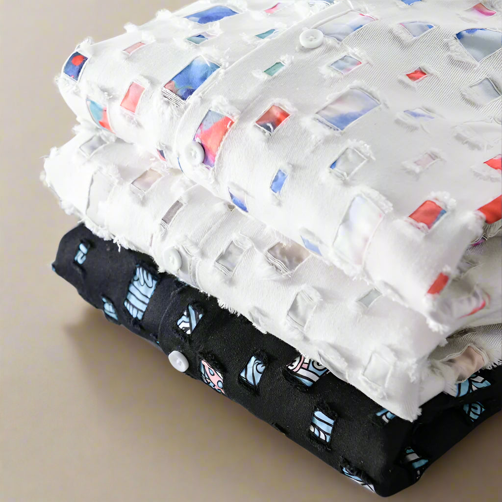 Nazirah | Camisa De Manga Larga Con Mosaico