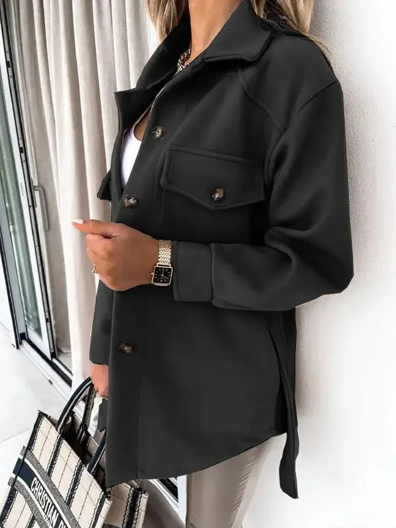 Vicky | Chaqueta Utilitaria Con Cierre Frontal De Botones
