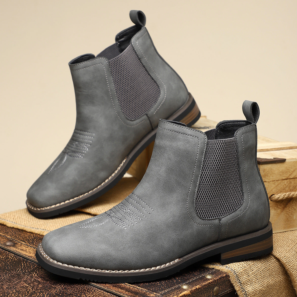 Lawrence - Botines Chelsea Con Paneles Laterales Elásticos