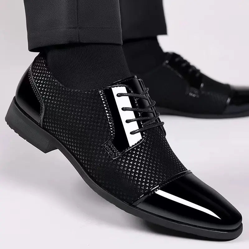 Dernard | Zapatos Oxford con Cordones y Upper Texturizado