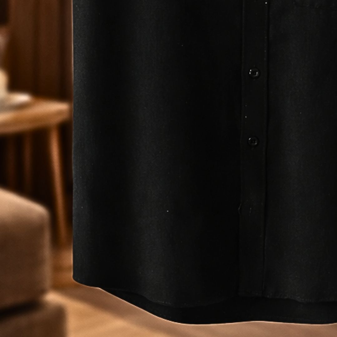 Sinzer | Camisa De Manga Corta Cuello Mao Texturizada