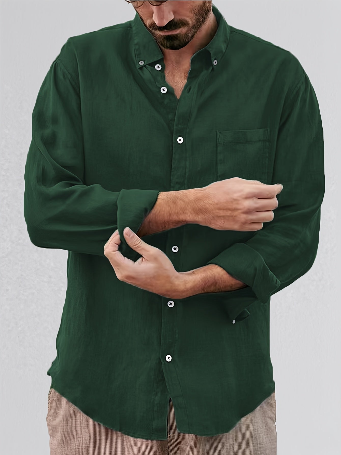 Deshawn | Camisa de Manga Larga con Botones