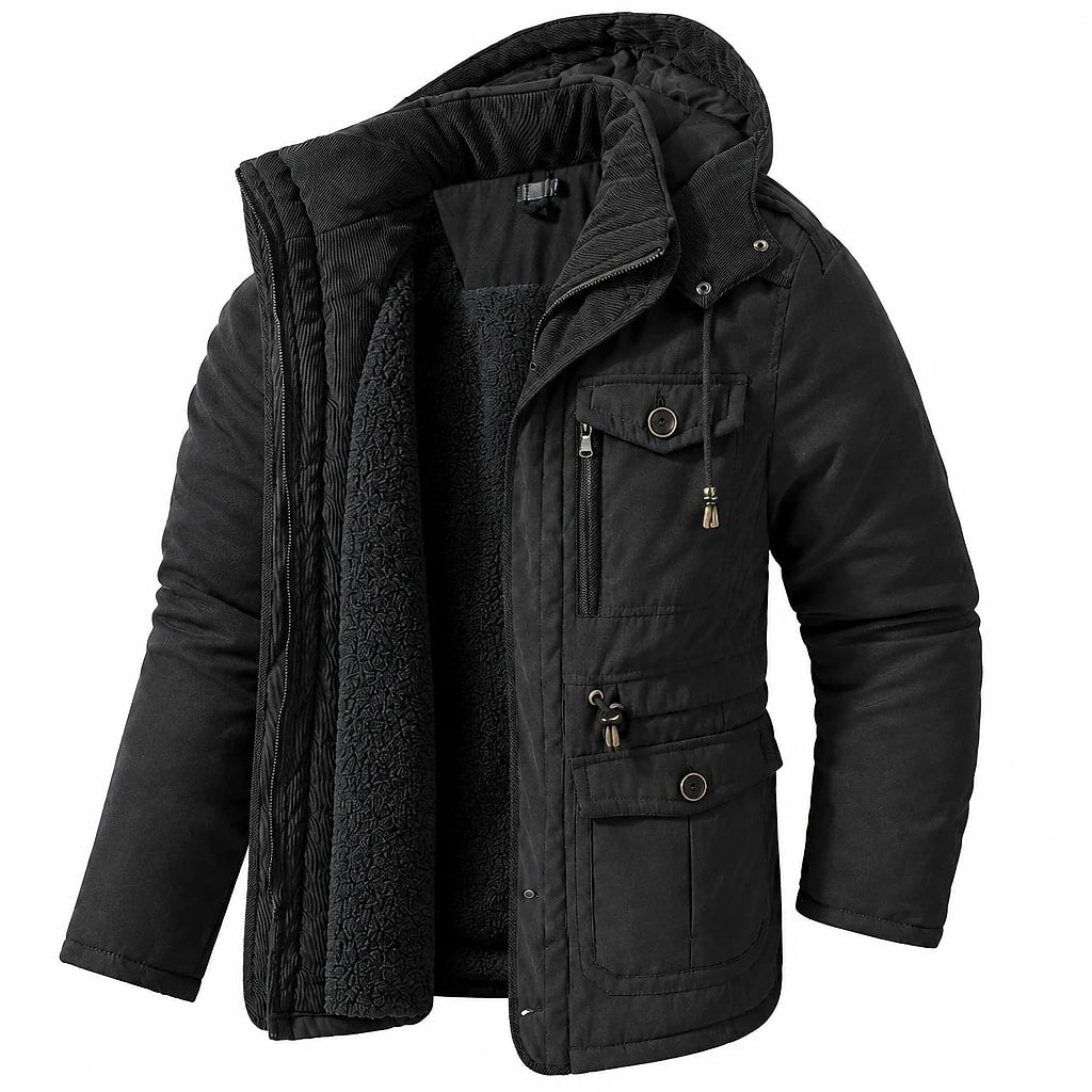 Arktón | Parka de Invierno con Capucha y Bolsillos