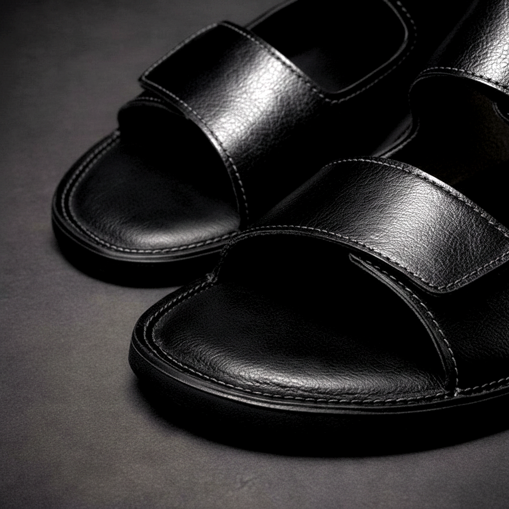 Henrique | Sandalias Slip On Doble Correa Abierta