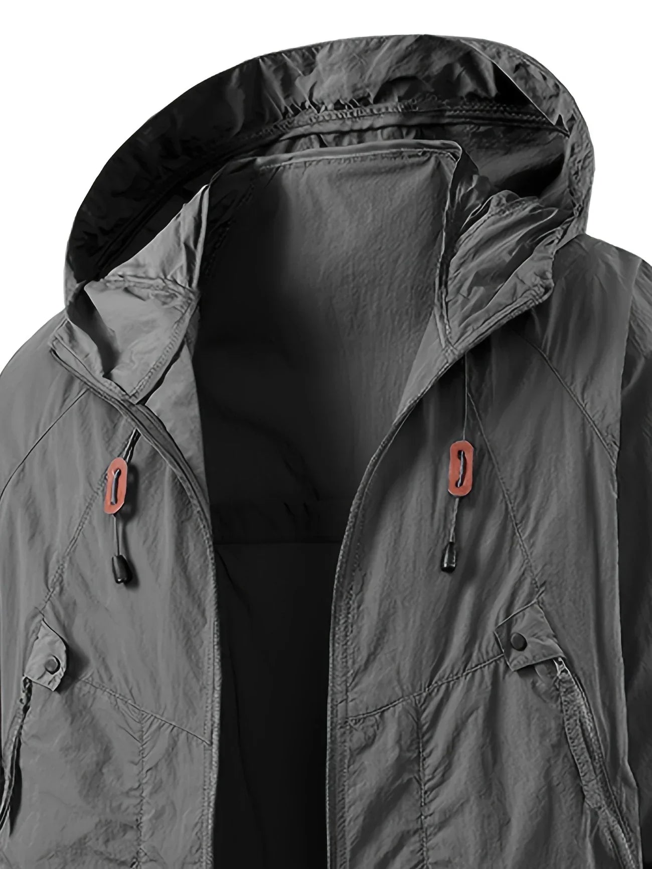 Vrenda | Chaqueta Ligera Con Capucha Y Cremallera Frontal