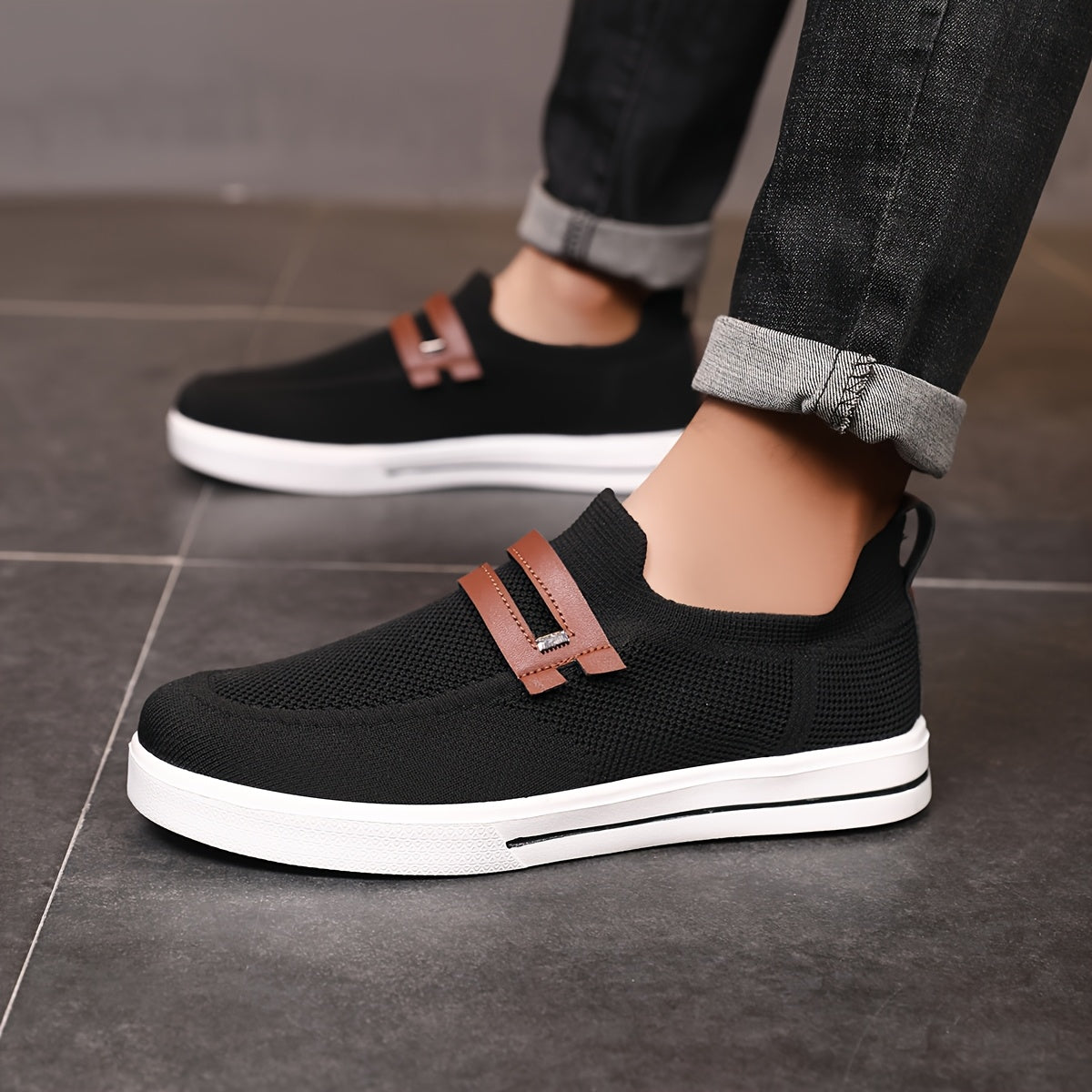 Reina | Zapatos Hombre Casual Tejidos Sin Agujetas