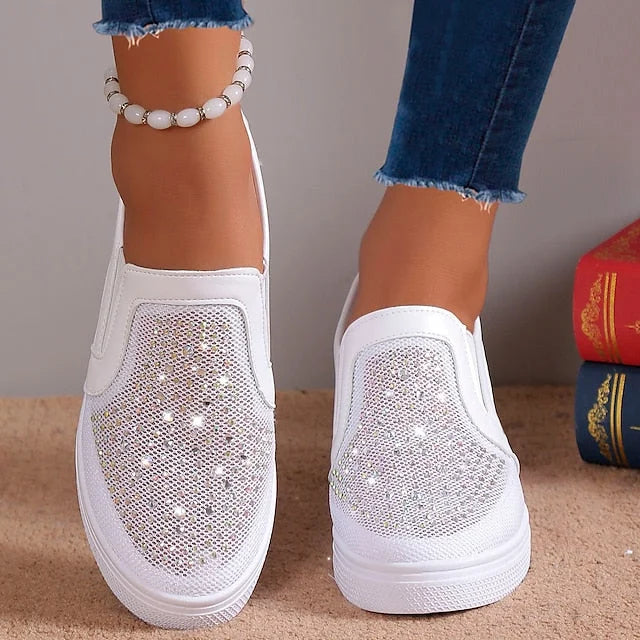 Ormira | Zapatillas De Plataforma Sin Cordones Con Pedrería Para Mujer