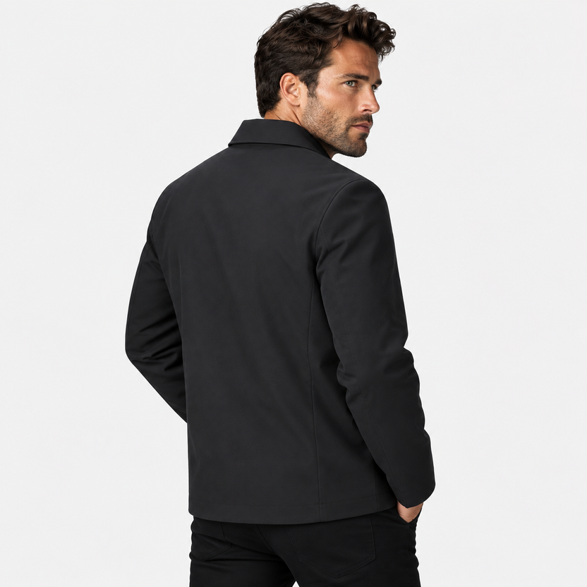 Ricky | Chaqueta con Cuello Punto y Bolsillos Laterales