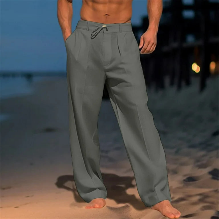 Andrei - Pantalones de corte Holgado con Cordón Ajustable