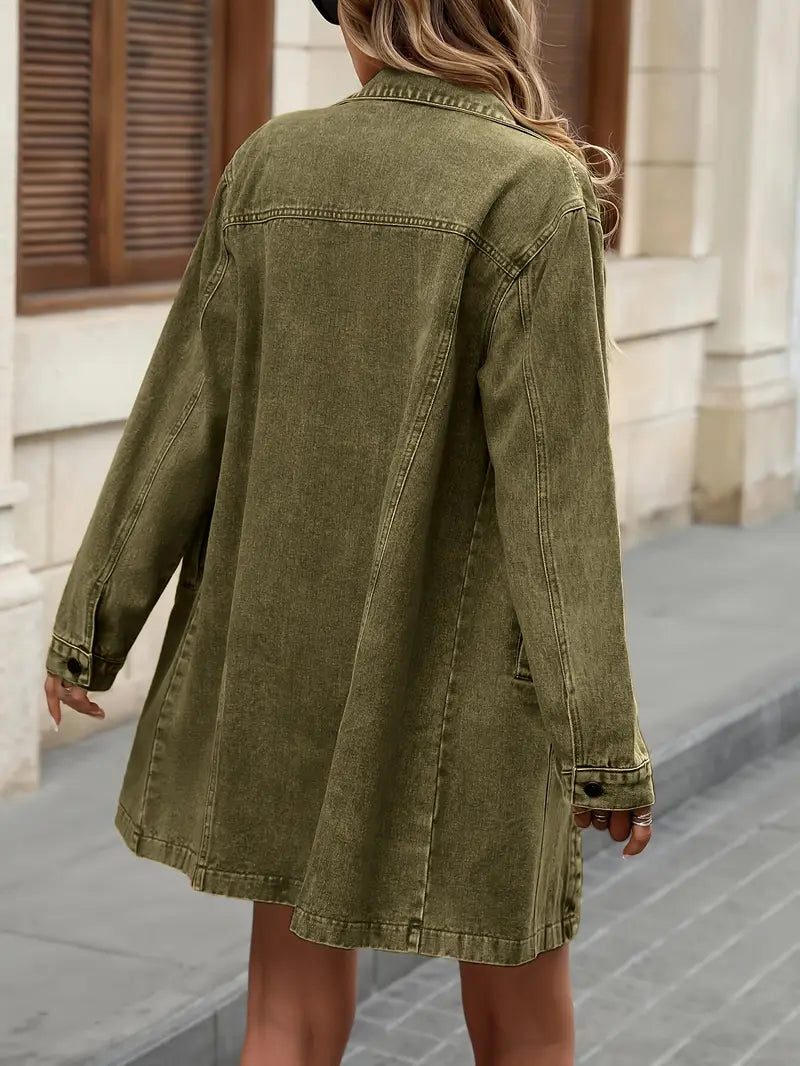 Tacie | Chaqueta Vaquera De Manga Larga Abotonada