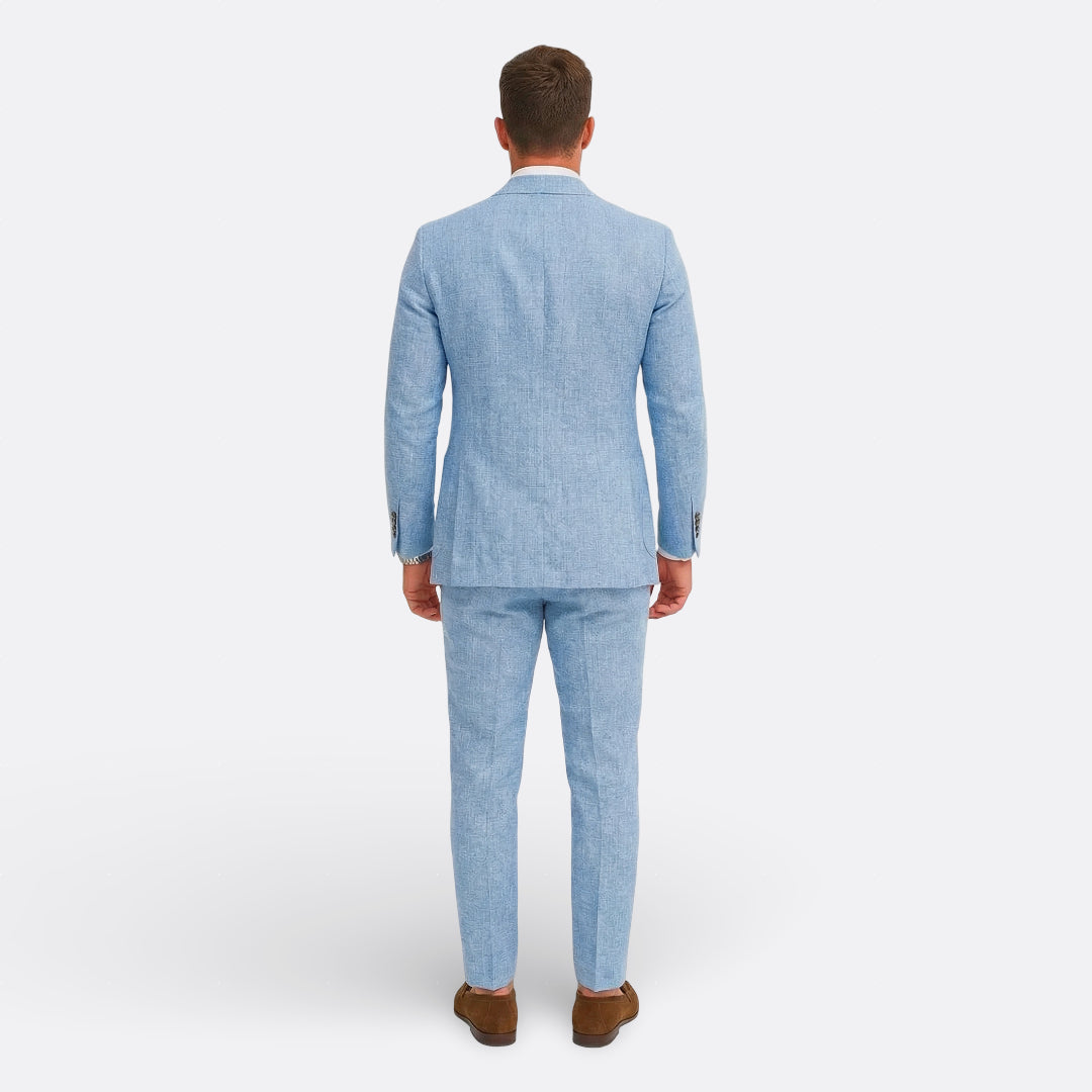 Jedson | Conjunto De Traje De Mezcla De Lino Con Chaqueta