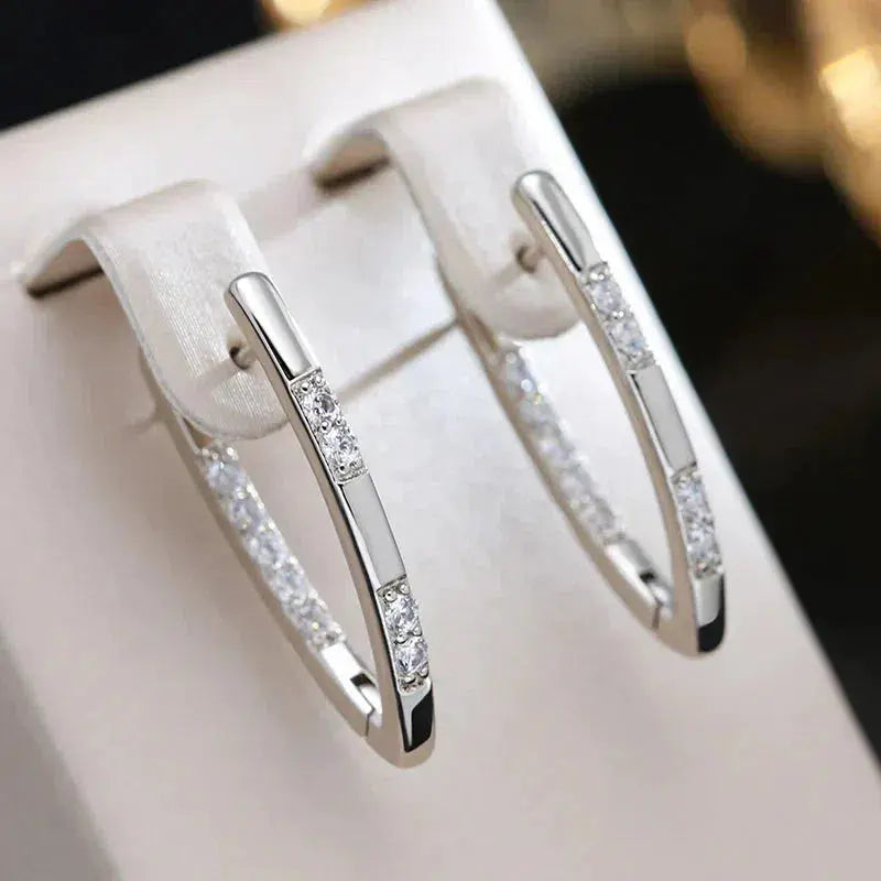 Florence | Pendientes De Aro Con Cristales