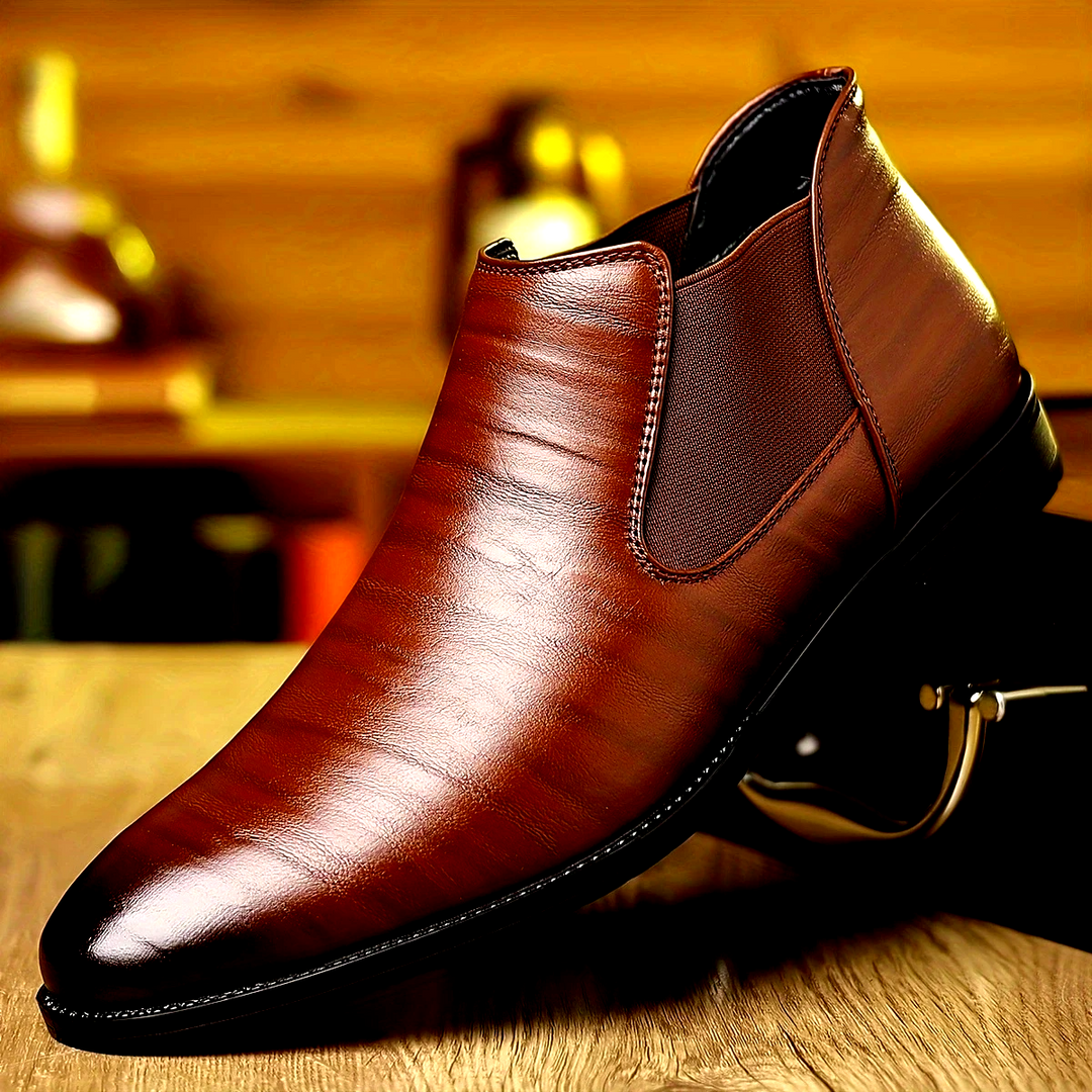 Wirat - Botines Chelsea de Punta Afilada