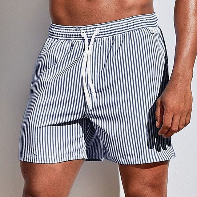 Hubart | Shorts De Verano a Rayas Con Cordón