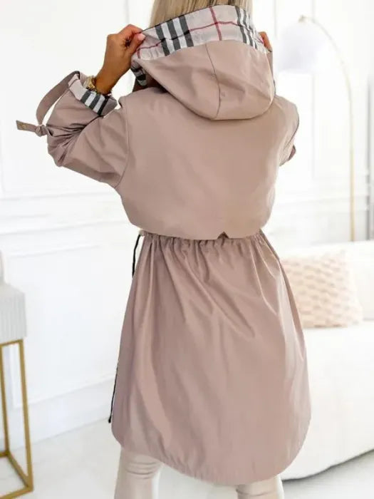 Liaa | Abrigo Trench con Capucha y Cremallera