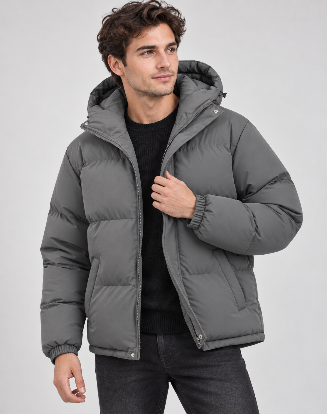 Fluxguard | Chaqueta Puffer de Invierno con Capucha
