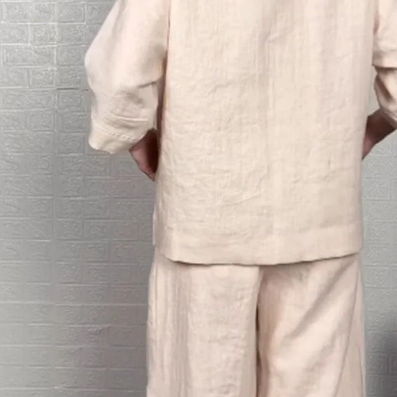 Ginevra | Conjunto Dos Piezas Pantalón Ancho