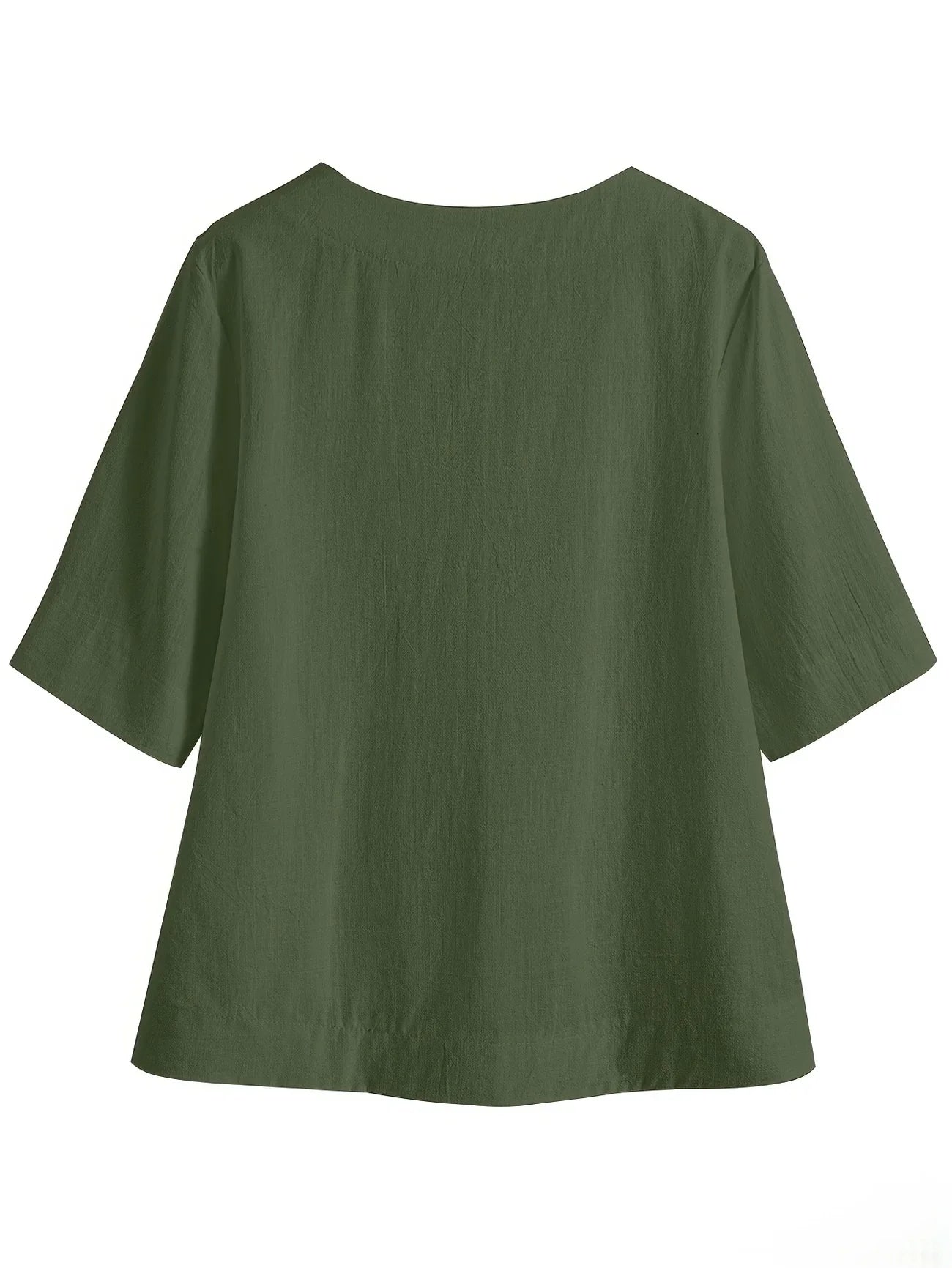 Mattea | Blusa Holgada Manga Corta Cuello V