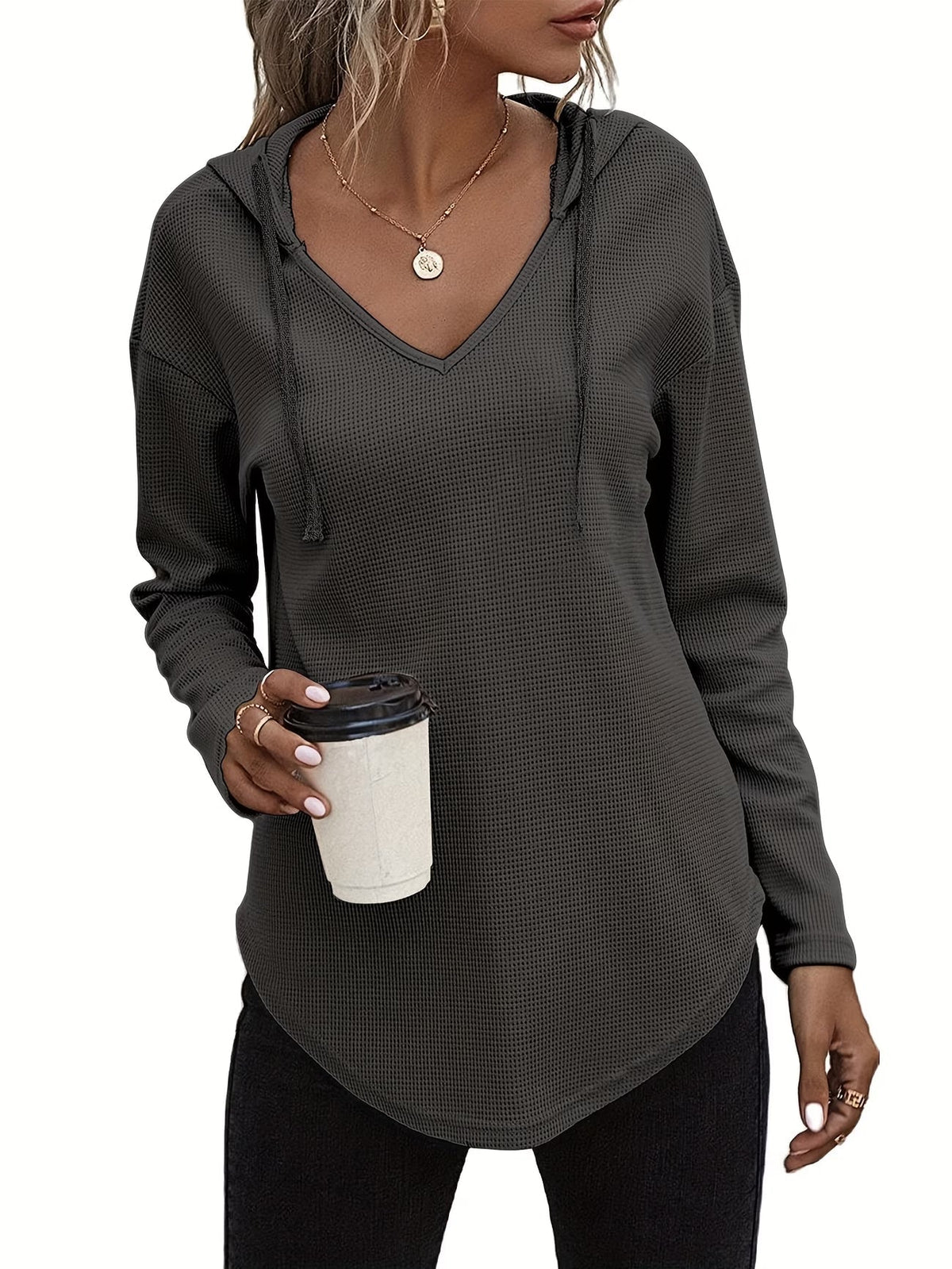 Laurette | Sudadera con Capucha de Manga Larga
