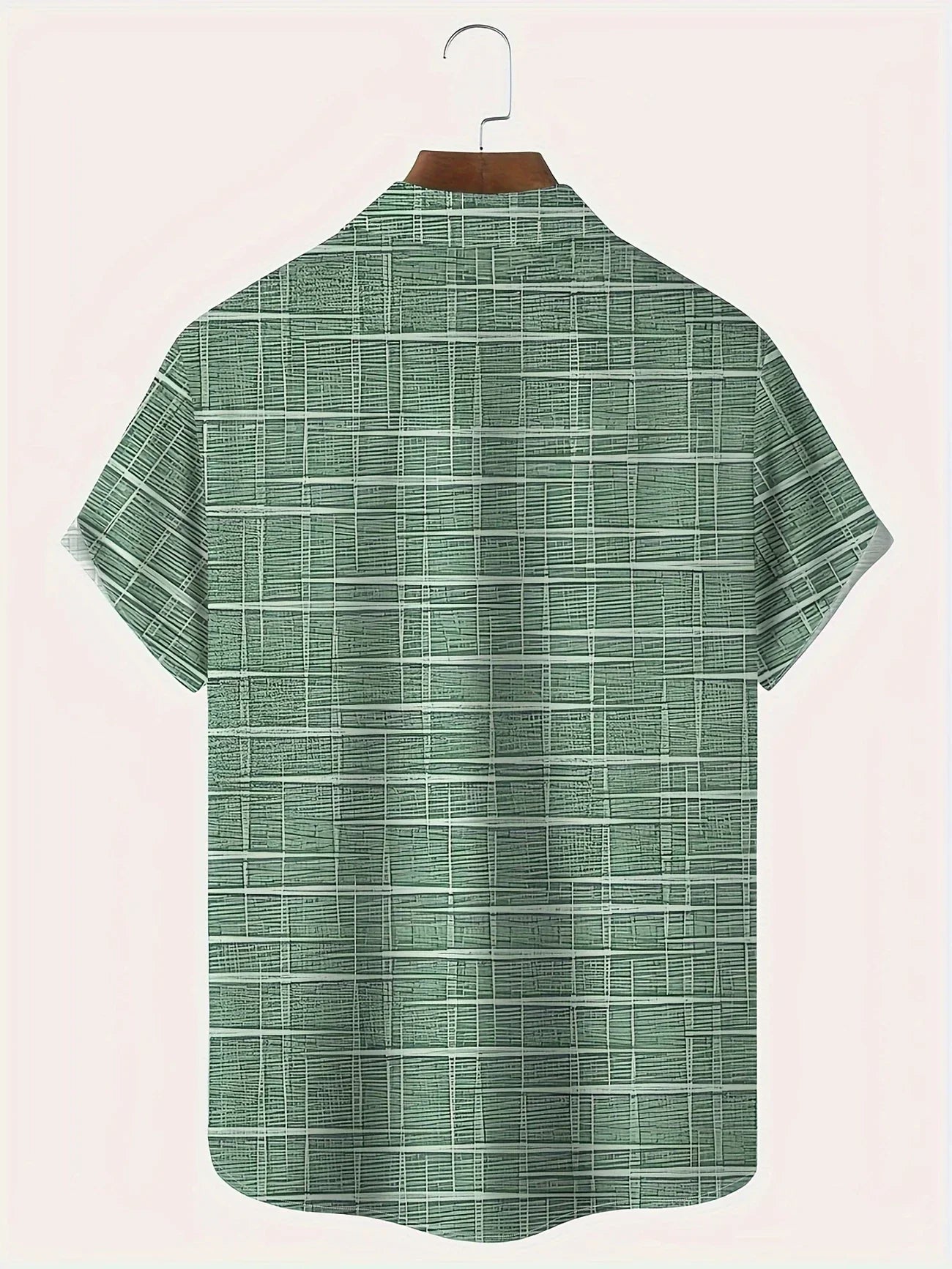 Haroyan | Camisa Hombre Manga Corta Patrón Cuadros