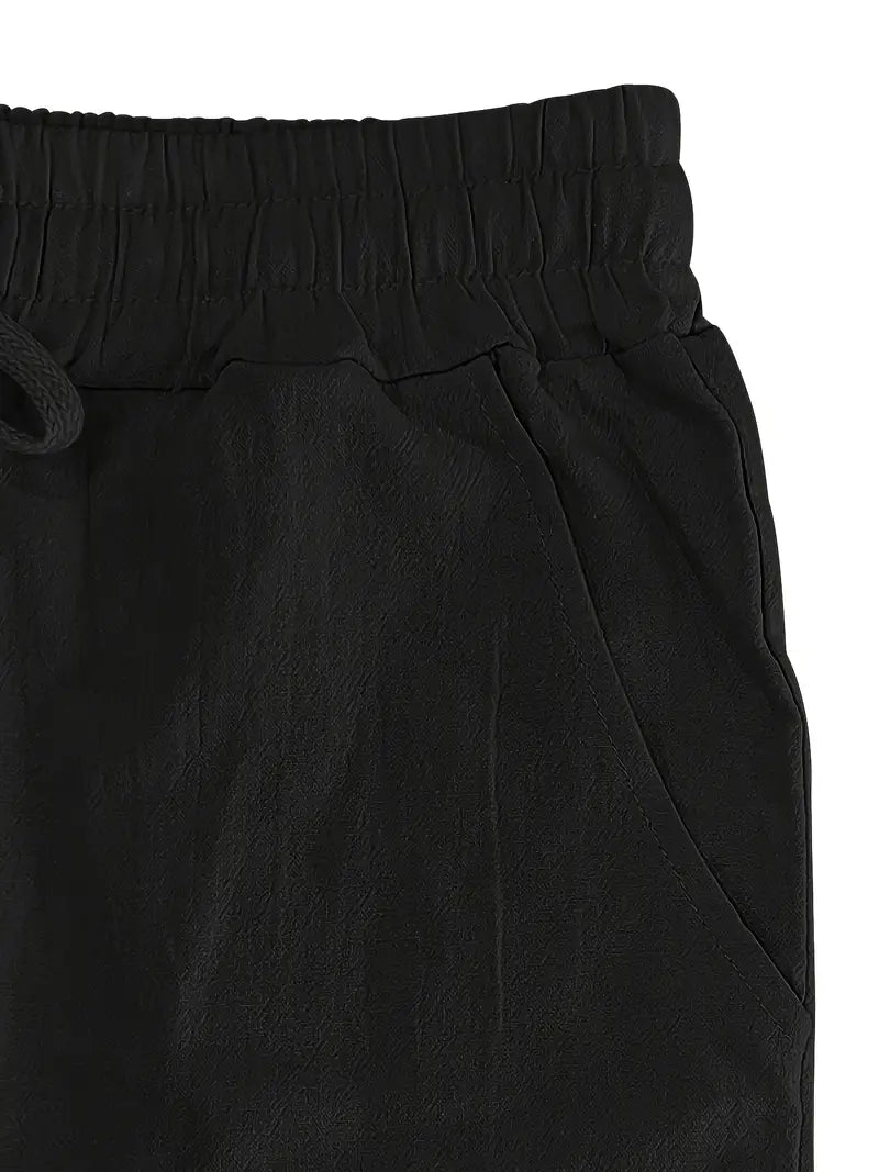 Babaev | Pantalones Anchos de Lino Con Cordón