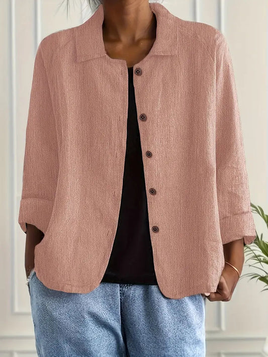 Dianette | Camisa de Manga Larga Ligera con Botones