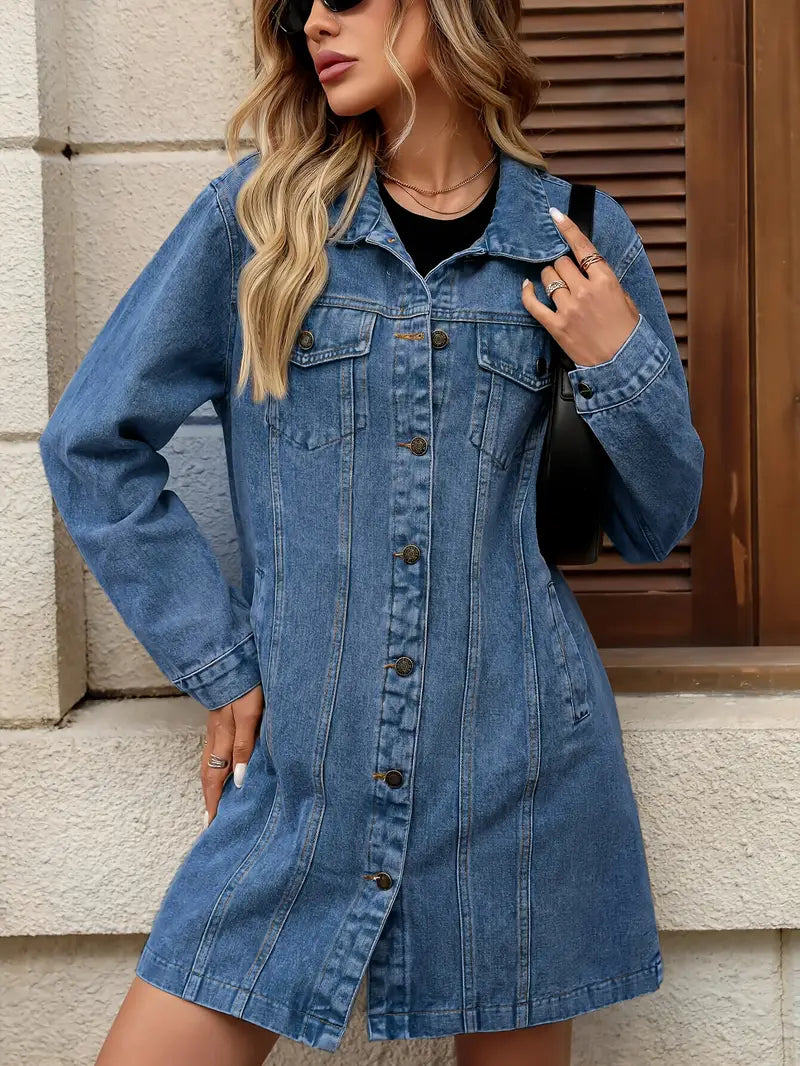 Tacie | Chaqueta Vaquera De Manga Larga Abotonada