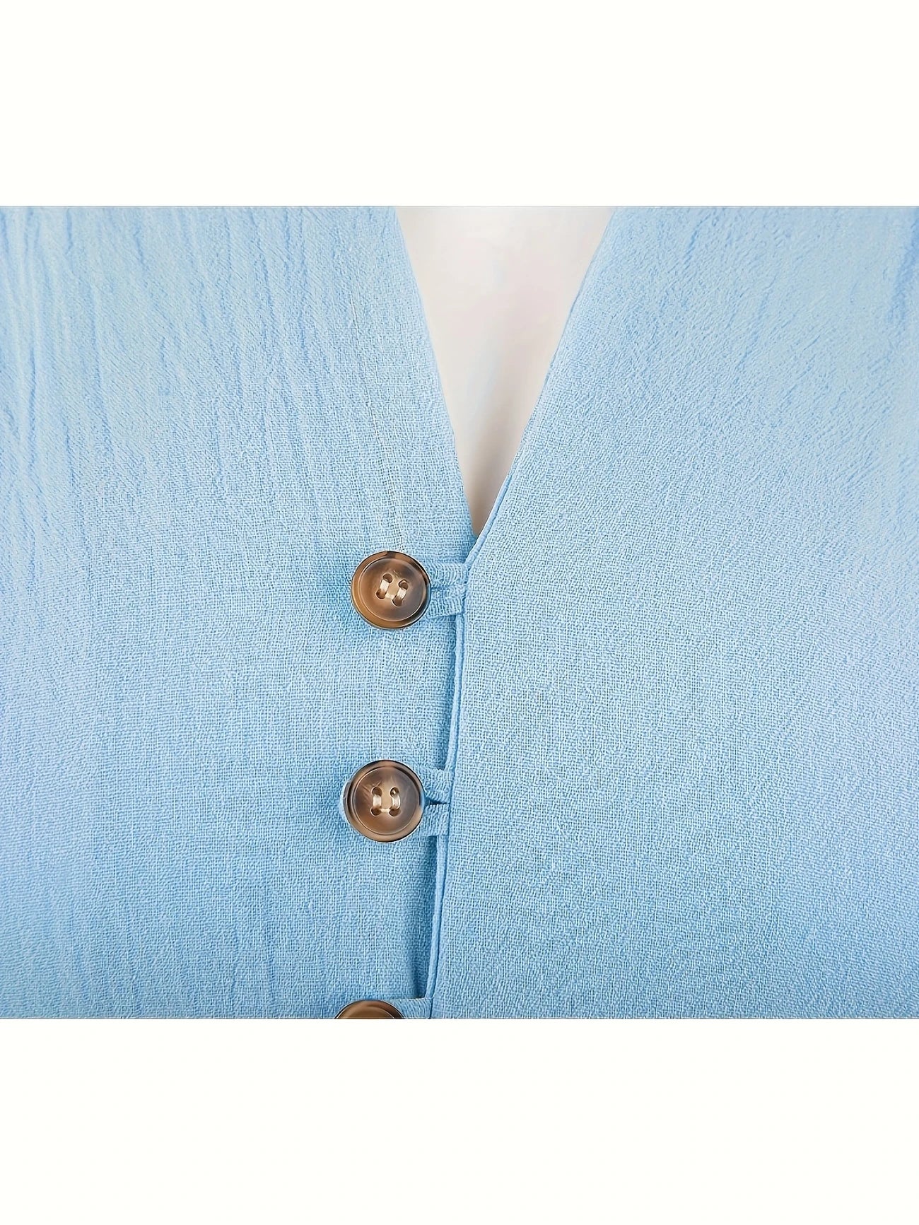 Shayne | Camisa De Hombre Con Cuello Alto Y Botones en La Parte Delantera