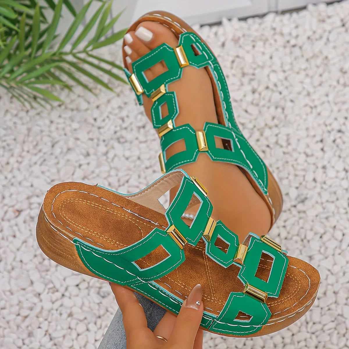 Norika | Sandalias De Tiras Con Aberturas en La Puntera
