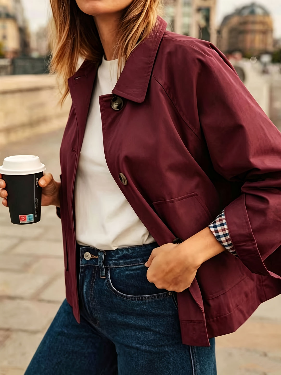 Alyona | Chaqueta De Manga Larga Con Botones